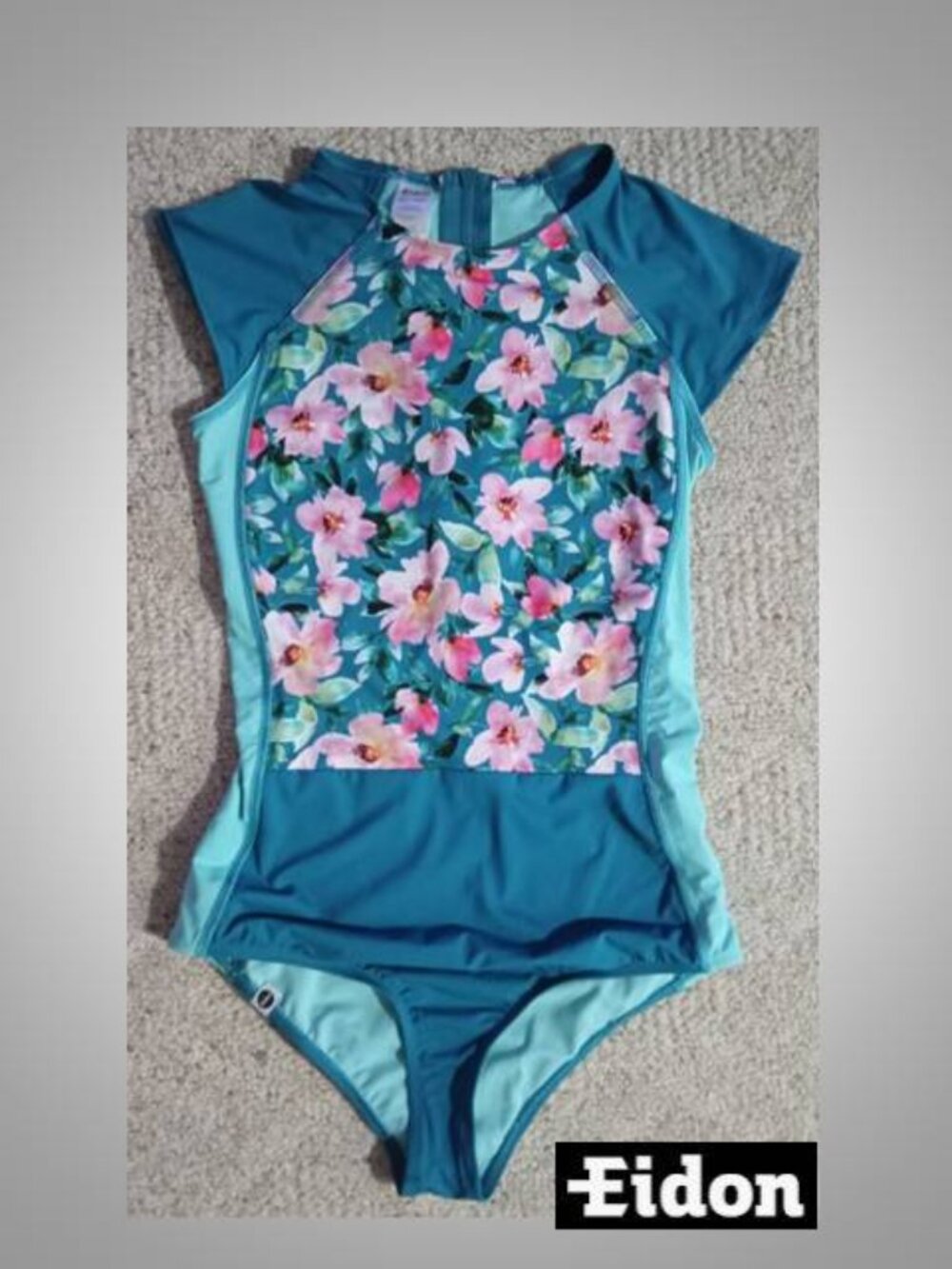 Eidon Women's swim suit size medium blue-green